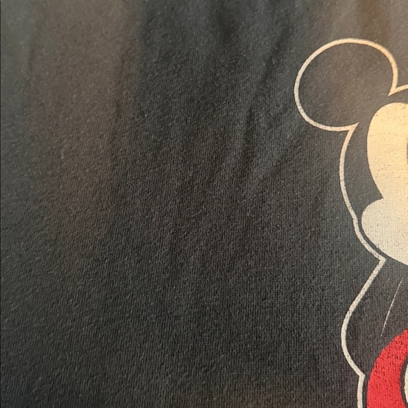 Disney Two-toned Black/Gray Crewneck Sweatshirt with Mickey Mouse - Picture 4 of 4